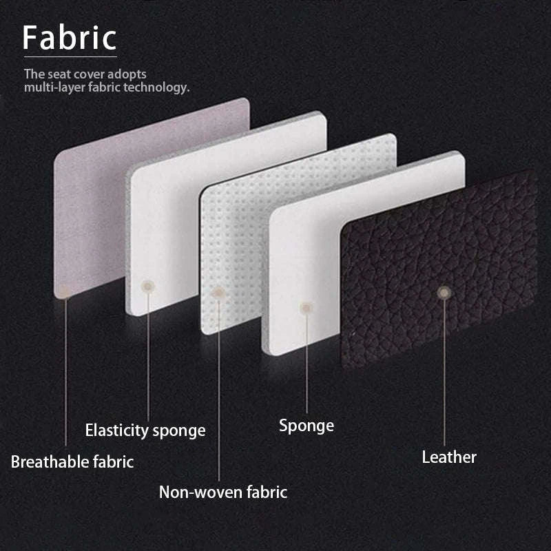 Car Seat Cover PU Leather Universal Fit - Image 2