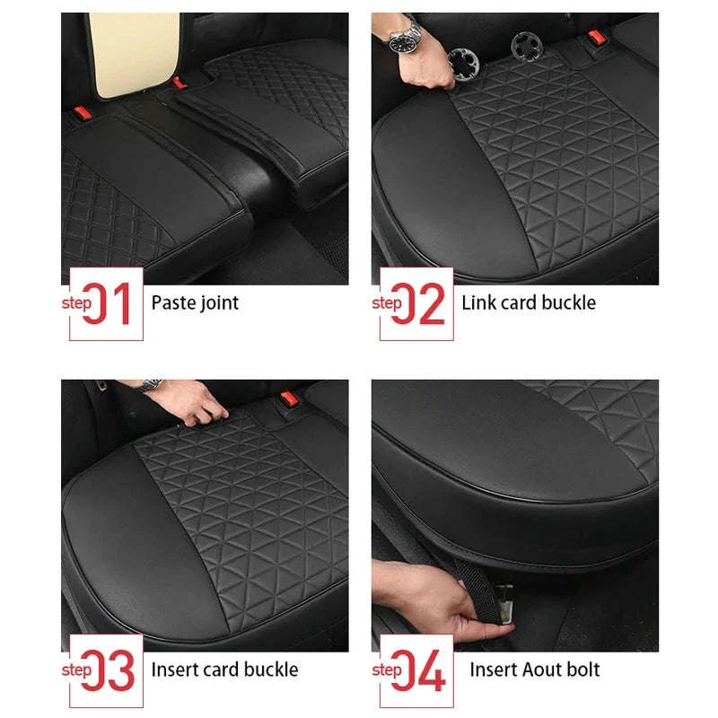 Car Seat Cover PU Leather Universal Fit - Image 5