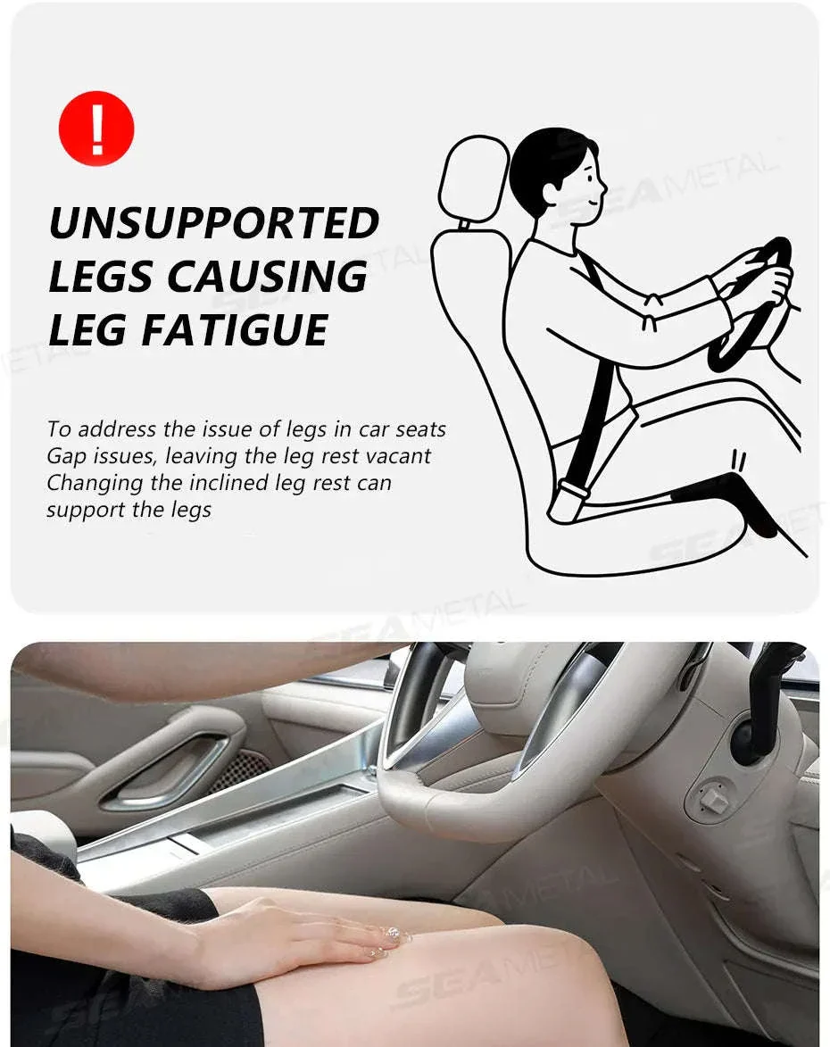 Car Seat Cushion with Leg Support - Image 13