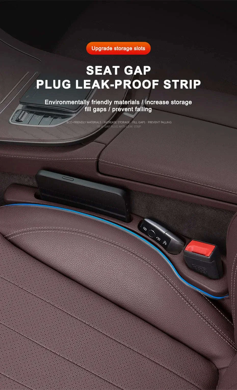 Car Seat Gap Filler Strip - Image 7