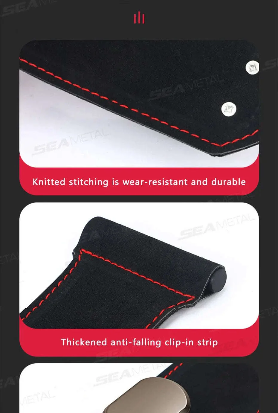 Car Seat Hook Hanger for Bag, 15kg Capacity, Suede and Alloy - Image 15