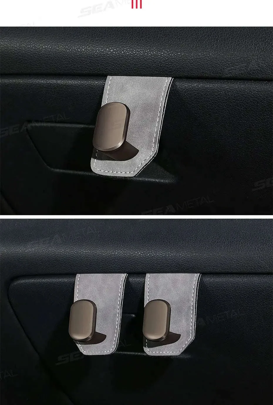 Car Seat Hook Hanger for Bag, 15kg Capacity, Suede and Alloy - Image 18