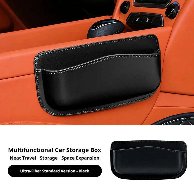 Car Seat Side Organizer with Glasses Storage - Image 17