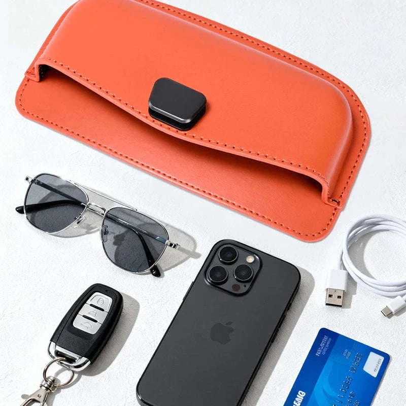 Car Seat Side Organizer with Glasses Storage - Image 2