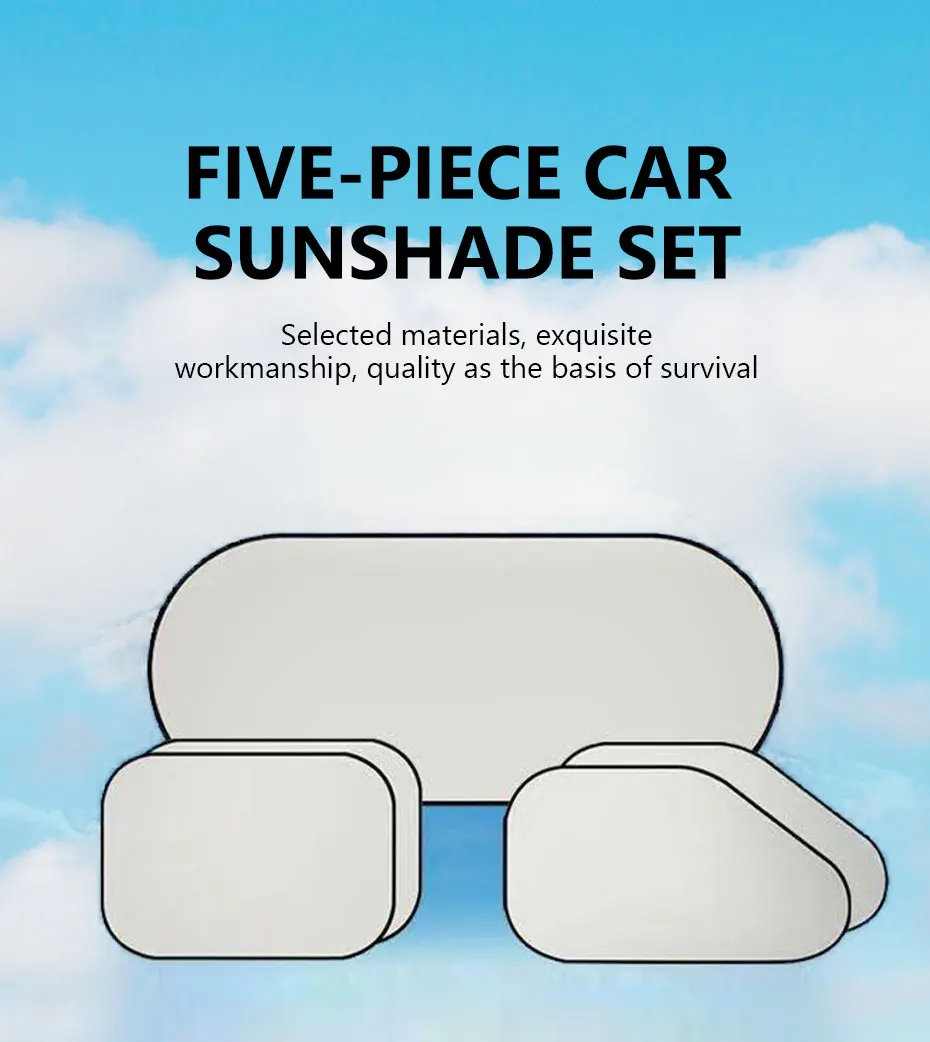 Car Side Window Sun Shade Polyester Sun Protection Cover - Image 7