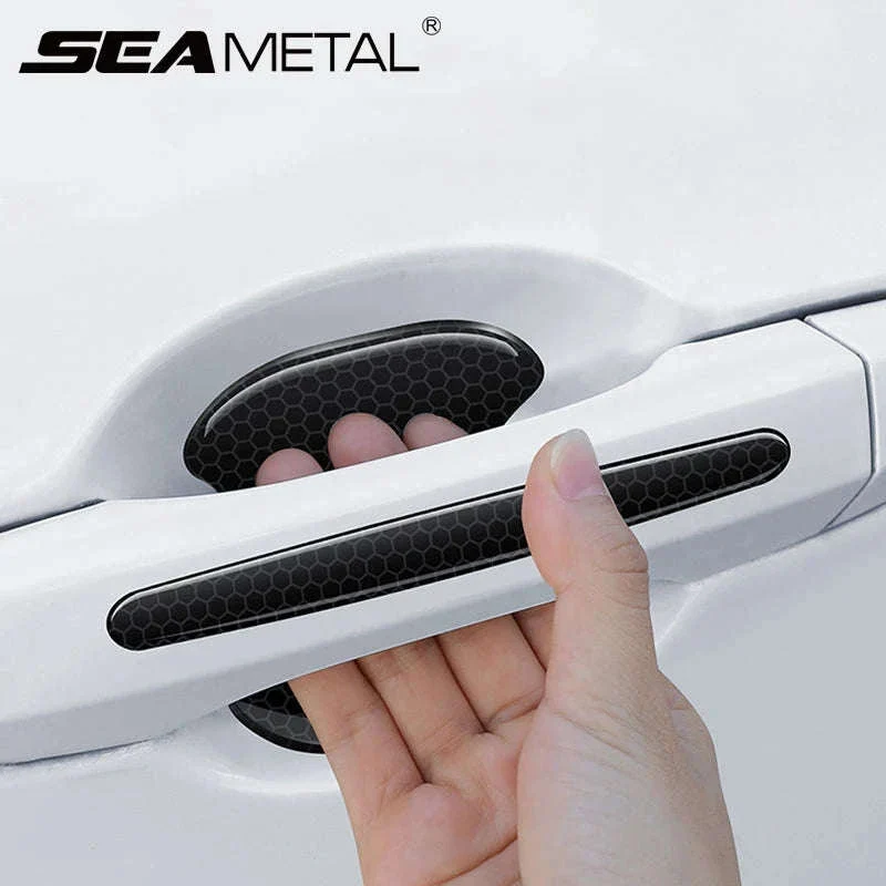 Car Door Handle Protective Film with Reflective Trim