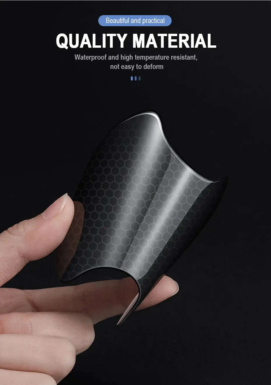 Car Door Handle Protective Film with Reflective Trim - Image 12