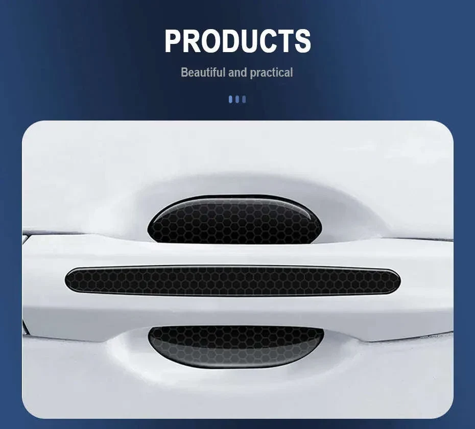 Car Door Handle Protective Film with Reflective Trim - Image 15