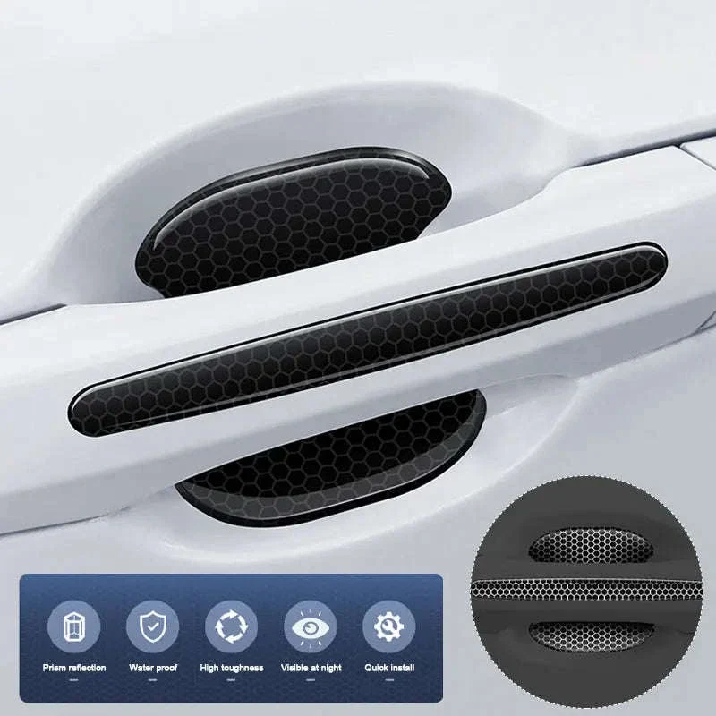 Car Door Handle Protective Film with Reflective Trim - Image 4