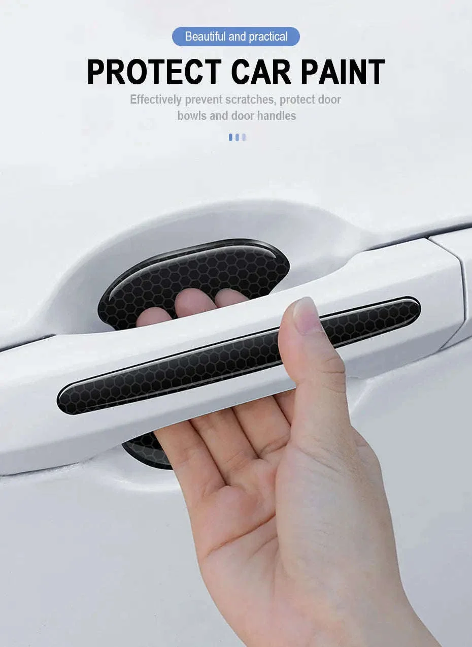 Car Door Handle Protective Film with Reflective Trim - Image 9