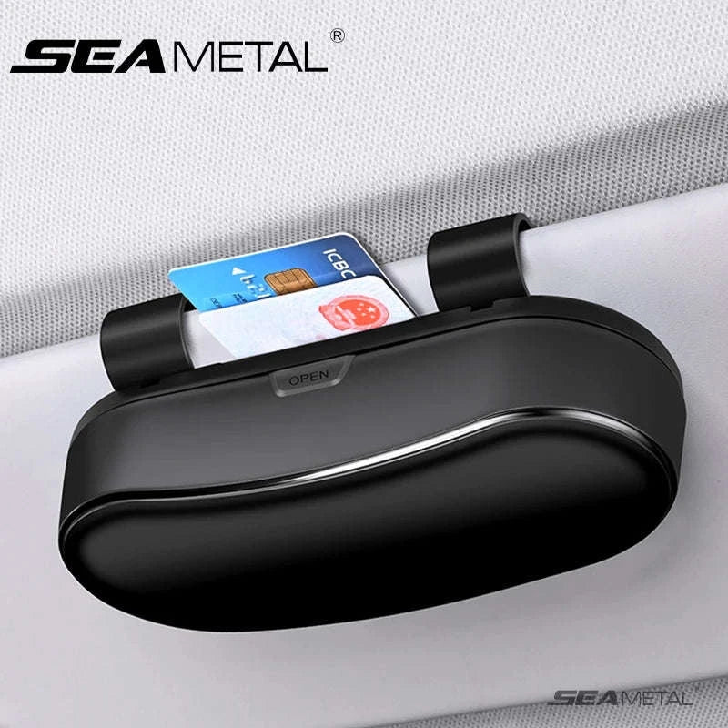 Car Sun Visor Glasses Case Anti-Scratch Sunglasses Storage Box