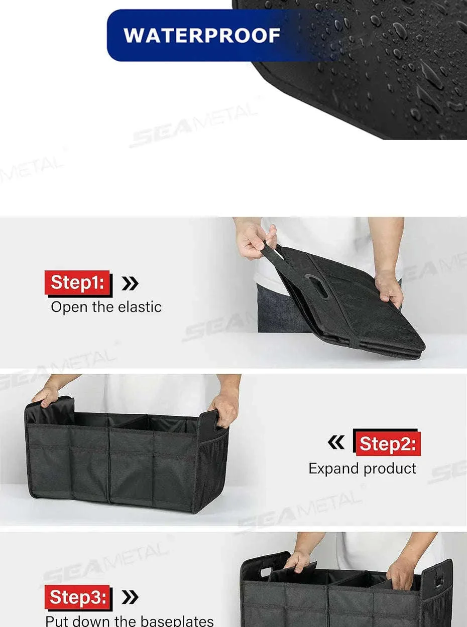 Car Trunk Organizer 63L Large-Capacity Foldable Storage Box - Image 14