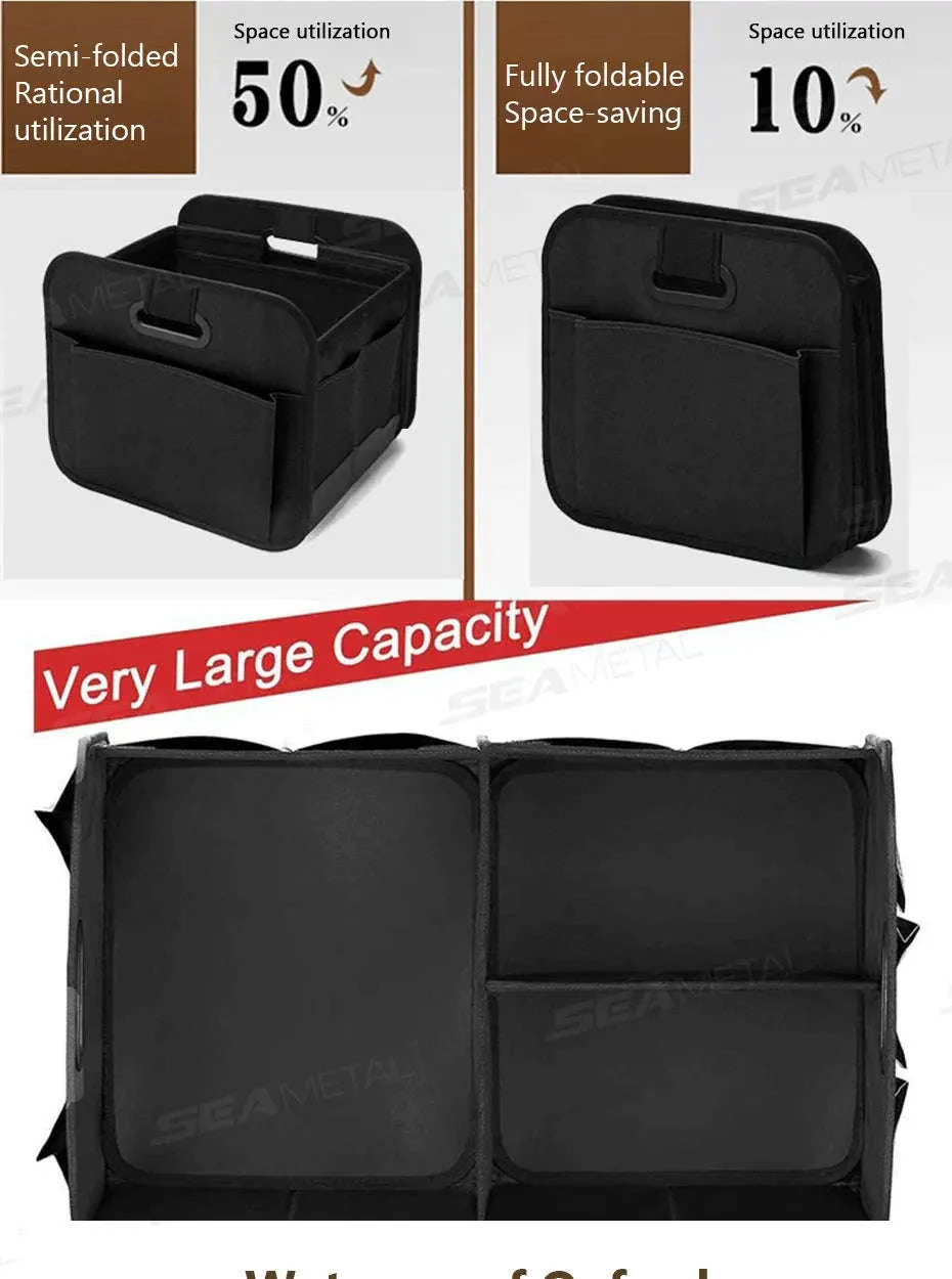 Car Trunk Organizer 63L Large-Capacity Foldable Storage Box - Image 8