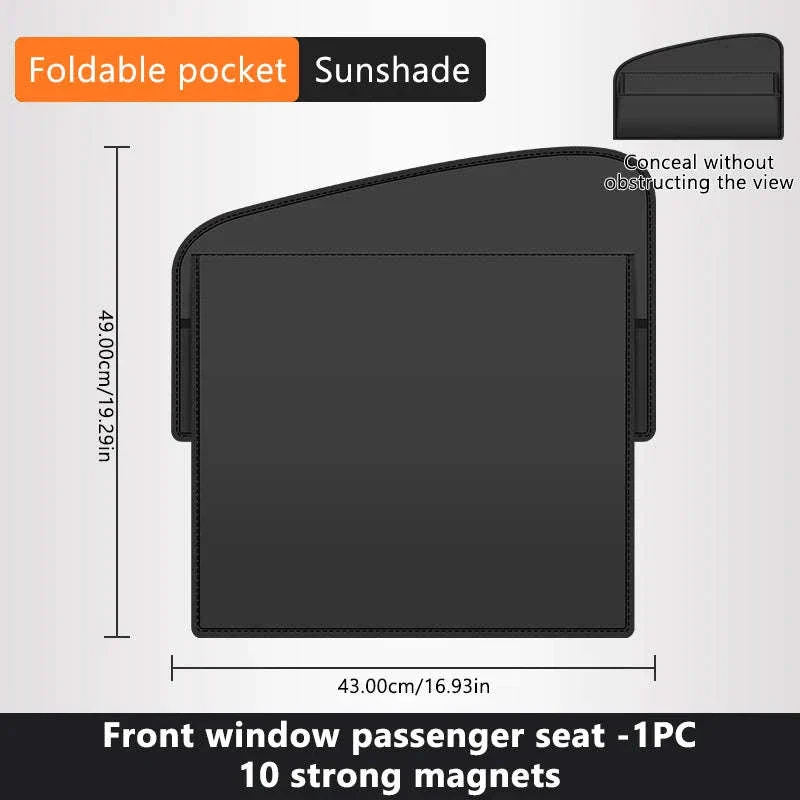 Car Window Sunshade Magnetic Side Window Curtain - Image 20