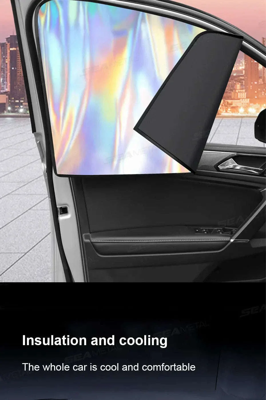 Car Windshield Sun Shade UV-Reflective Laser Layer - Image 14