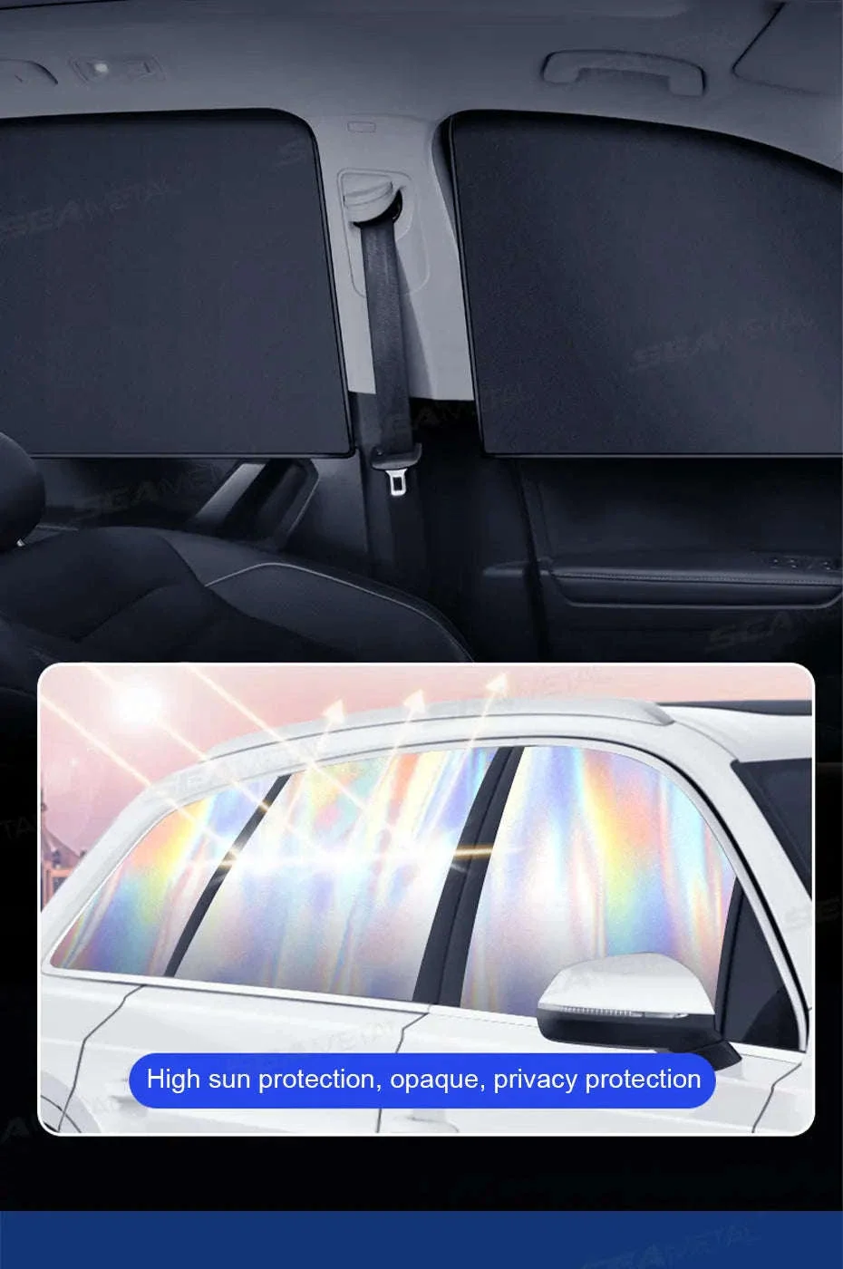 Car Windshield Sun Shade UV-Reflective Laser Layer - Image 15