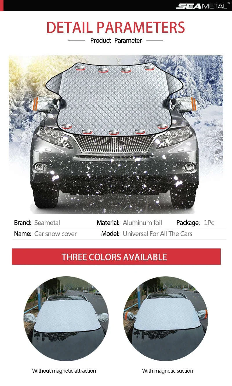 Car Windshield Snow Cover - Image 10