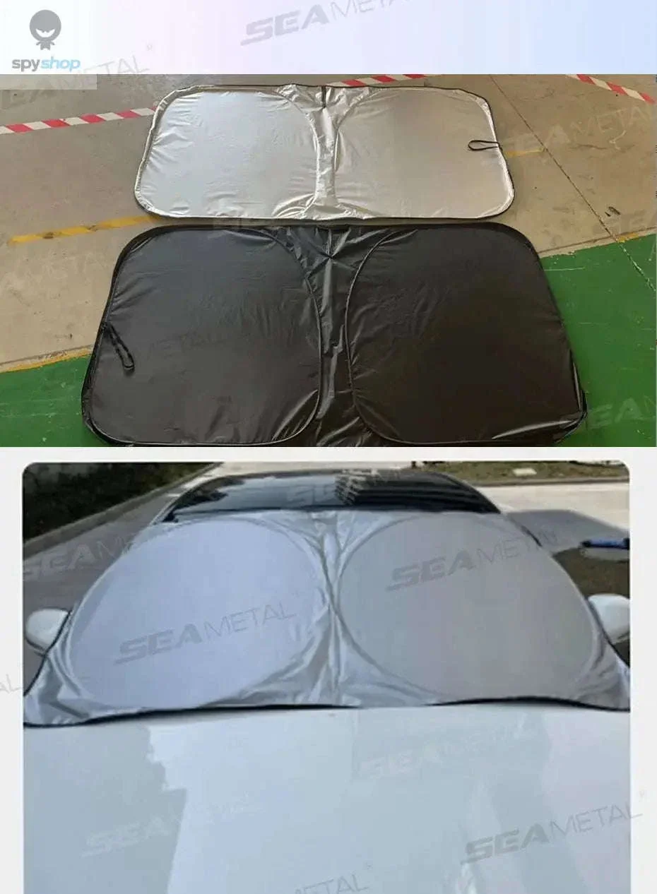 Foldable Car Windshield Sun Shade for Cooler Parking - Image 18