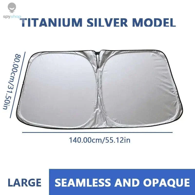 Foldable Car Windshield Sun Shade for Cooler Parking - Image 22