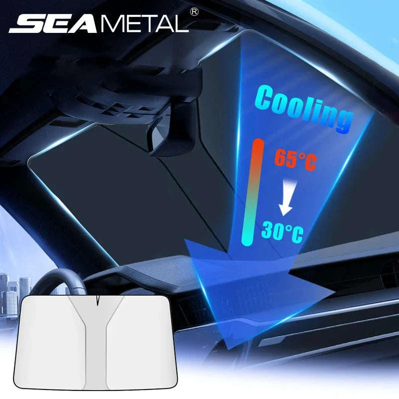 Car Windshield Sun Shade Foldable Front Window Sun Protection Cover