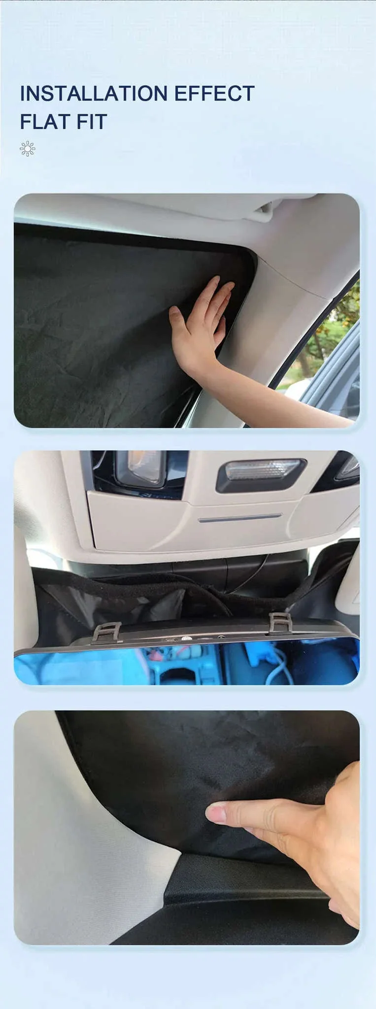 Car Windshield Sun Shade Foldable Front Window Sun Protection Cover - Image 14