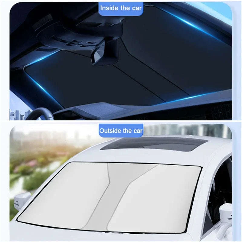 Car Windshield Sun Shade Foldable Front Window Sun Protection Cover - Image 5