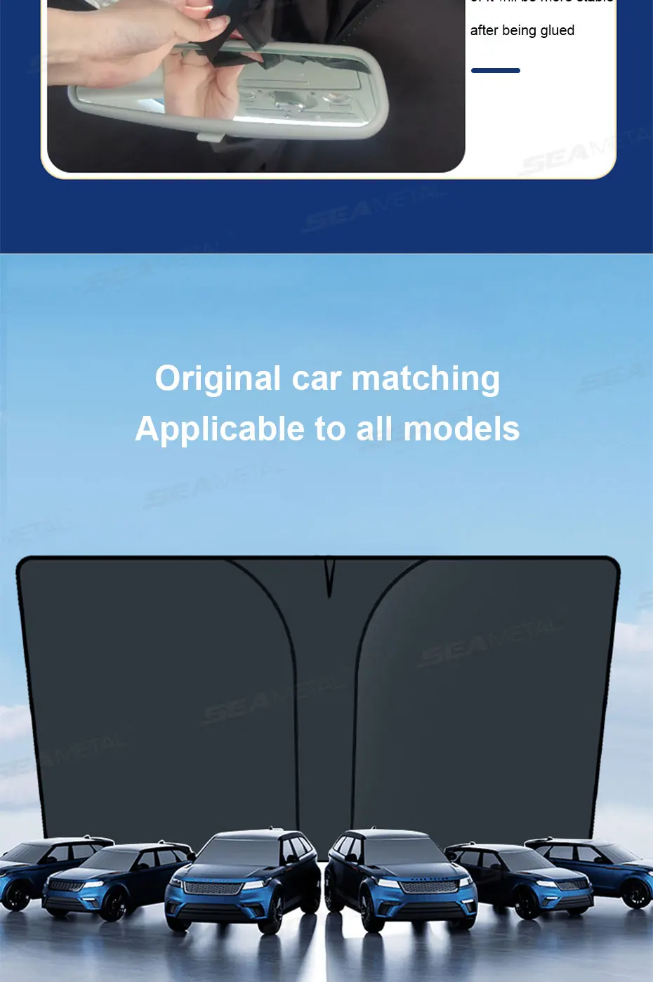 Car Windshield Sun Shade Front Window Sunshade - Image 17