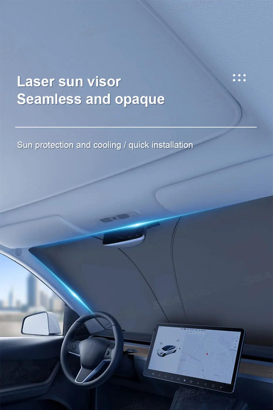 Car Windshield Sun Shade Front Window Sunshade - Image 7
