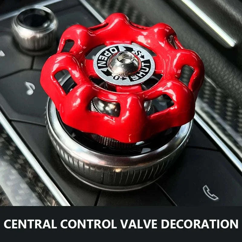 Metal Car Knob Decoration Red Self-Adhesive Interior Trim - Image 17