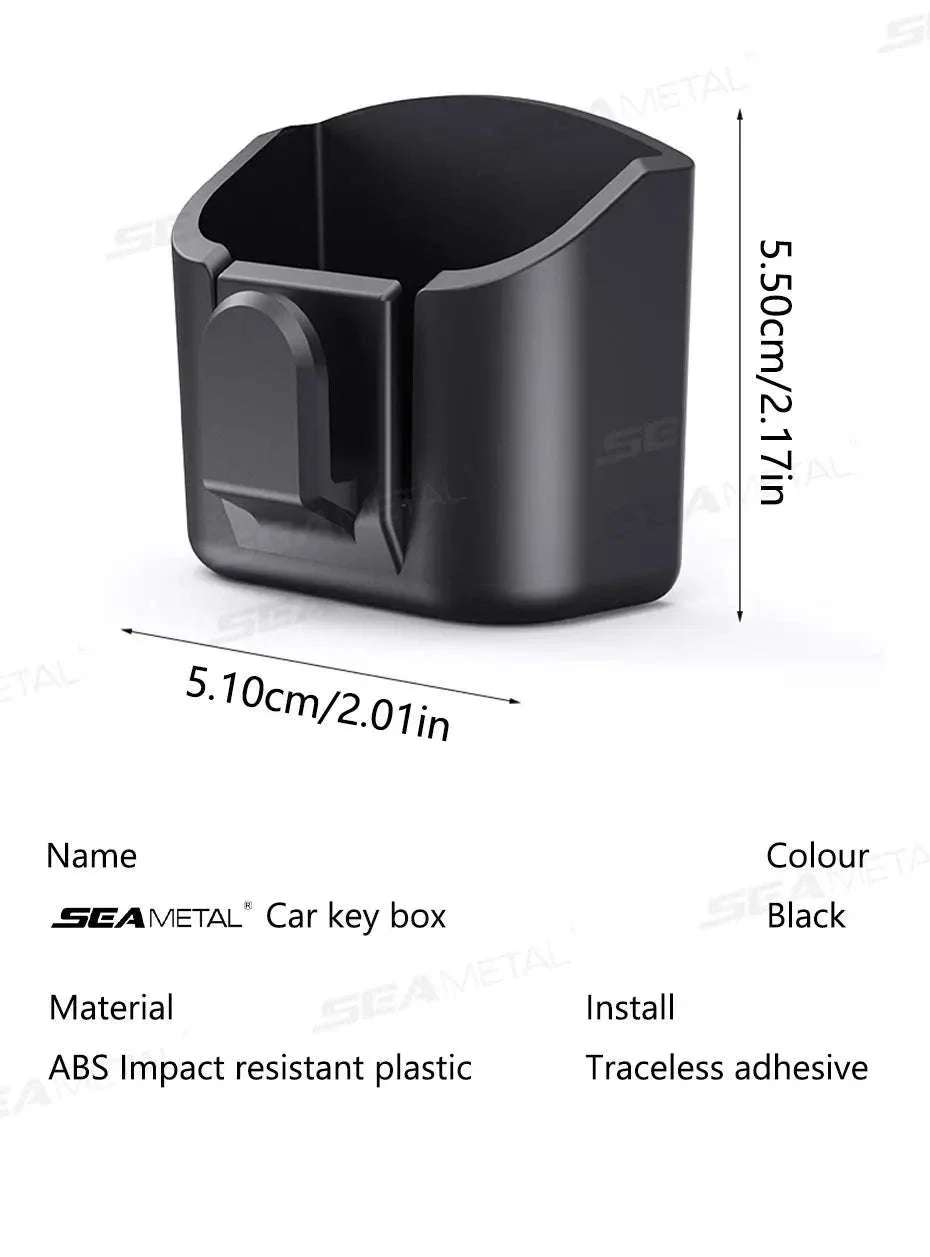Dashboard Car Key Storage Box with Hanging Hook - Image 16