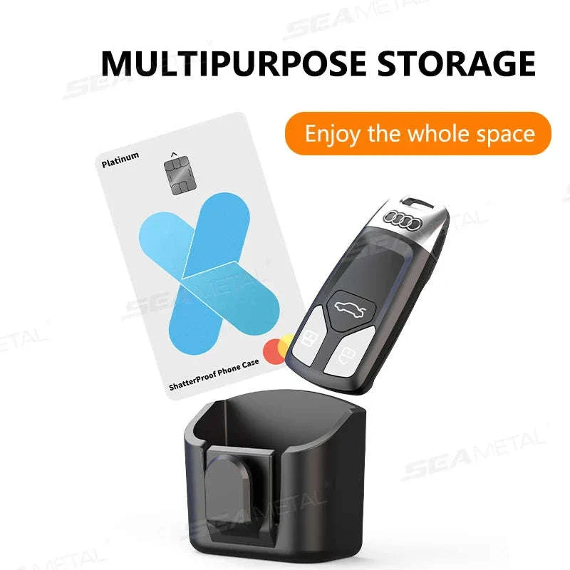 Dashboard Car Key Storage Box with Hanging Hook - Image 4