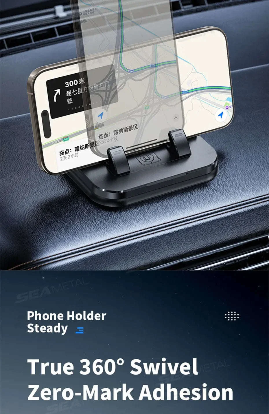 Dashboard Car Phone Holder with Number Plate - Image 12