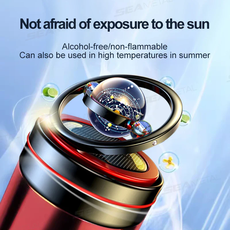 Eco-Friendly Solar Car Air Freshener with Automatic Rotation - Image 6