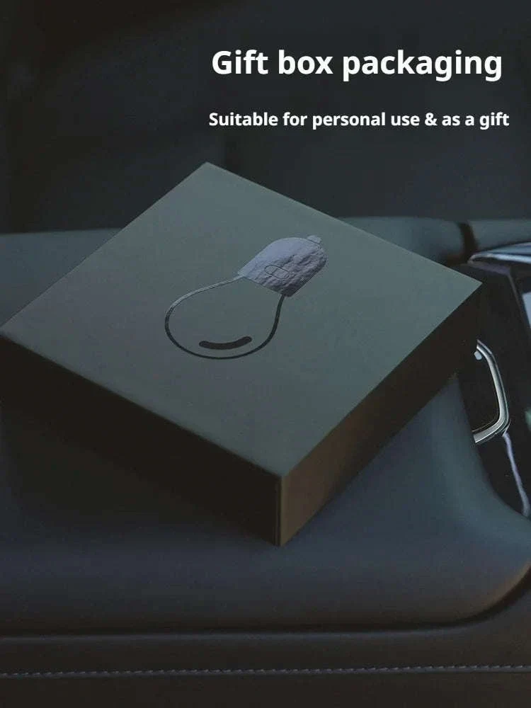 Elegant Bulb Light Car Pendant Mirror Hanging Soft Glow LED Ambient Light Decoration - Image 12
