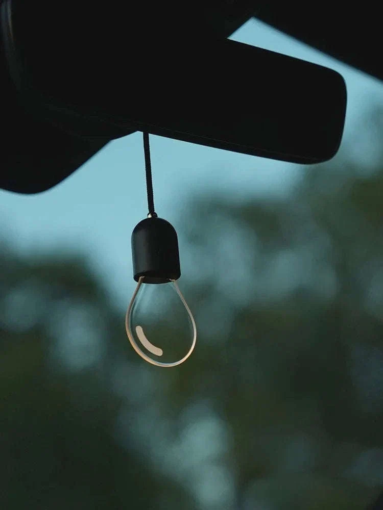 Elegant Bulb Light Car Pendant Mirror Hanging Soft Glow LED Ambient Light Decoration - Image 19