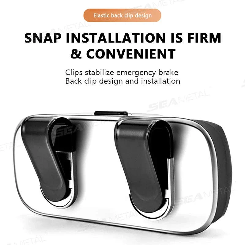 Extra-Large Car Glasses Case for Sun Visor - Image 2