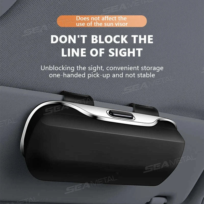 Extra-Large Car Glasses Case for Sun Visor - Image 3