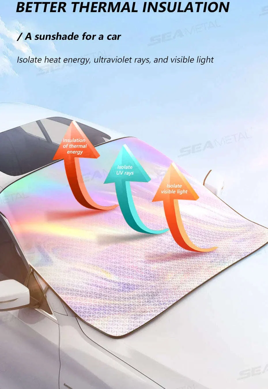 Full-Coverage Car Windshield Sun Shade Cover - Image 12