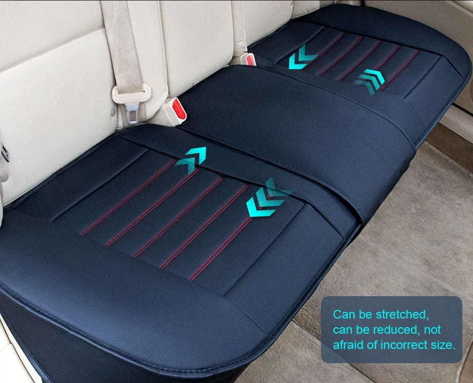 Full-Surrounded PU Leather Car Seat Cover - Image 12