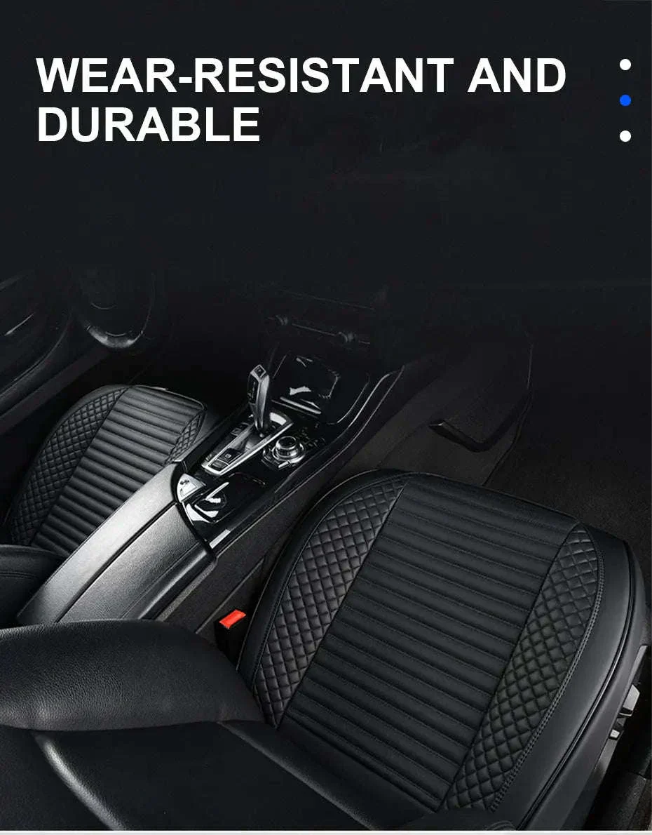 Full-Wrapped Breathable PU Car Front Seat Cover - Image 11