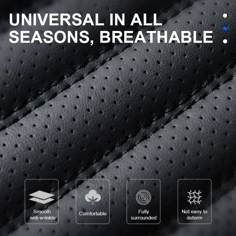 Full-Wrapped Breathable PU Car Front Seat Cover - Image 5