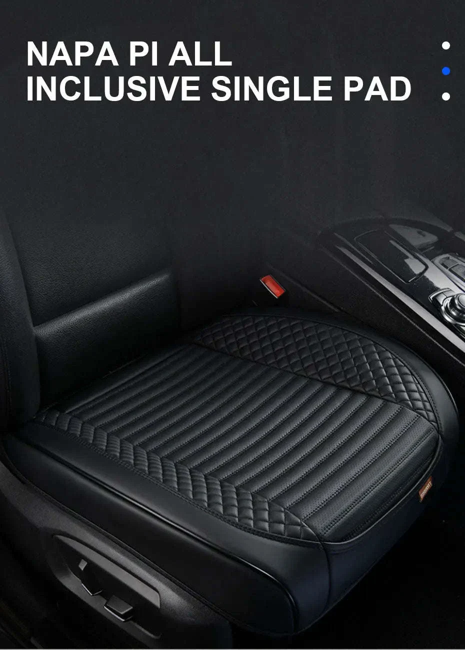 Full-Wrapped Breathable PU Car Front Seat Cover - Image 9