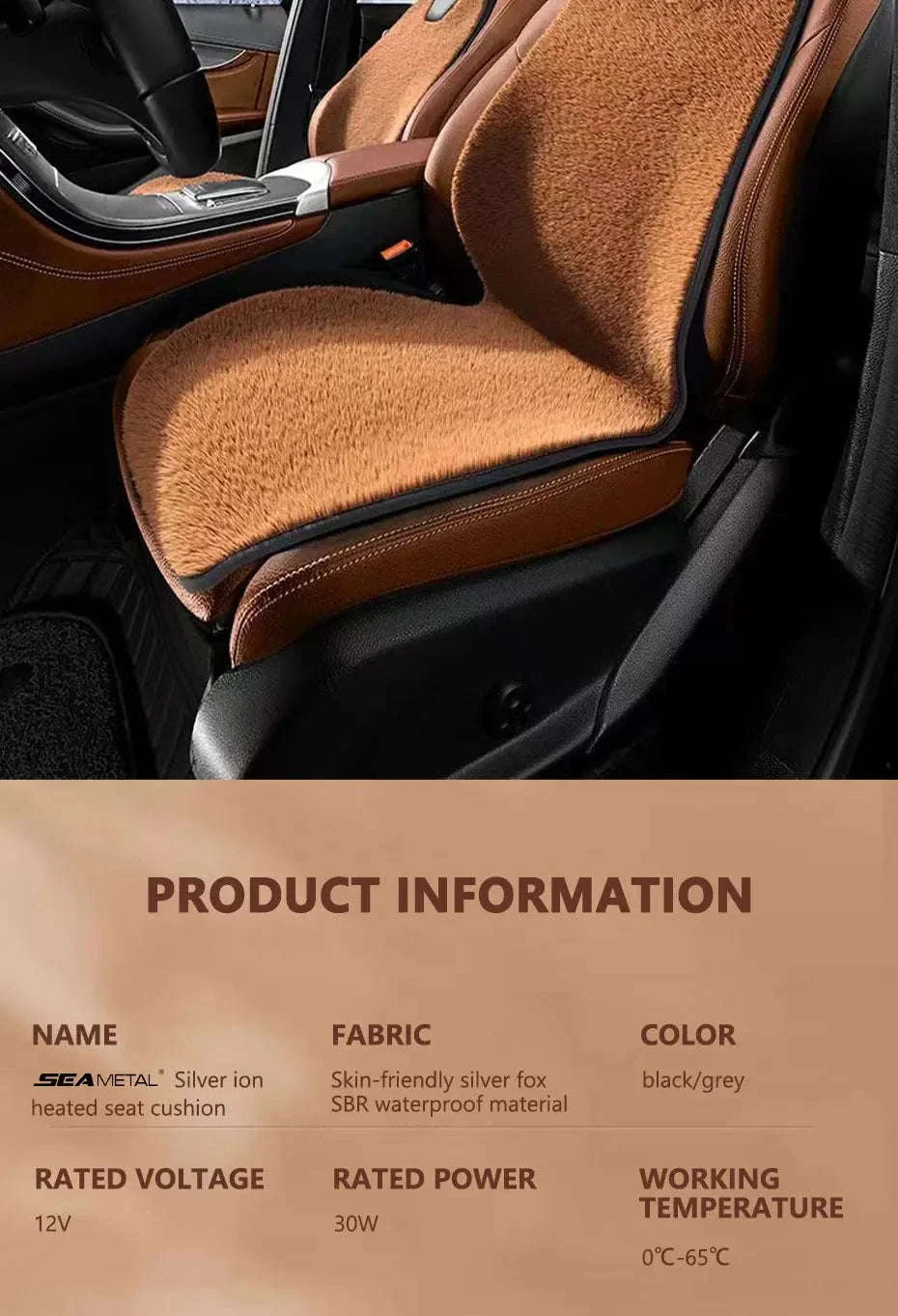Heating Car Seat Cushion for Winter Driving - Image 17