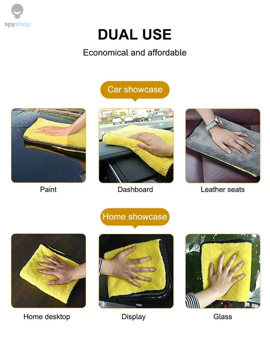 Microfiber Car Wash Towel for Fast, Scratch-Free Drying - Image 17