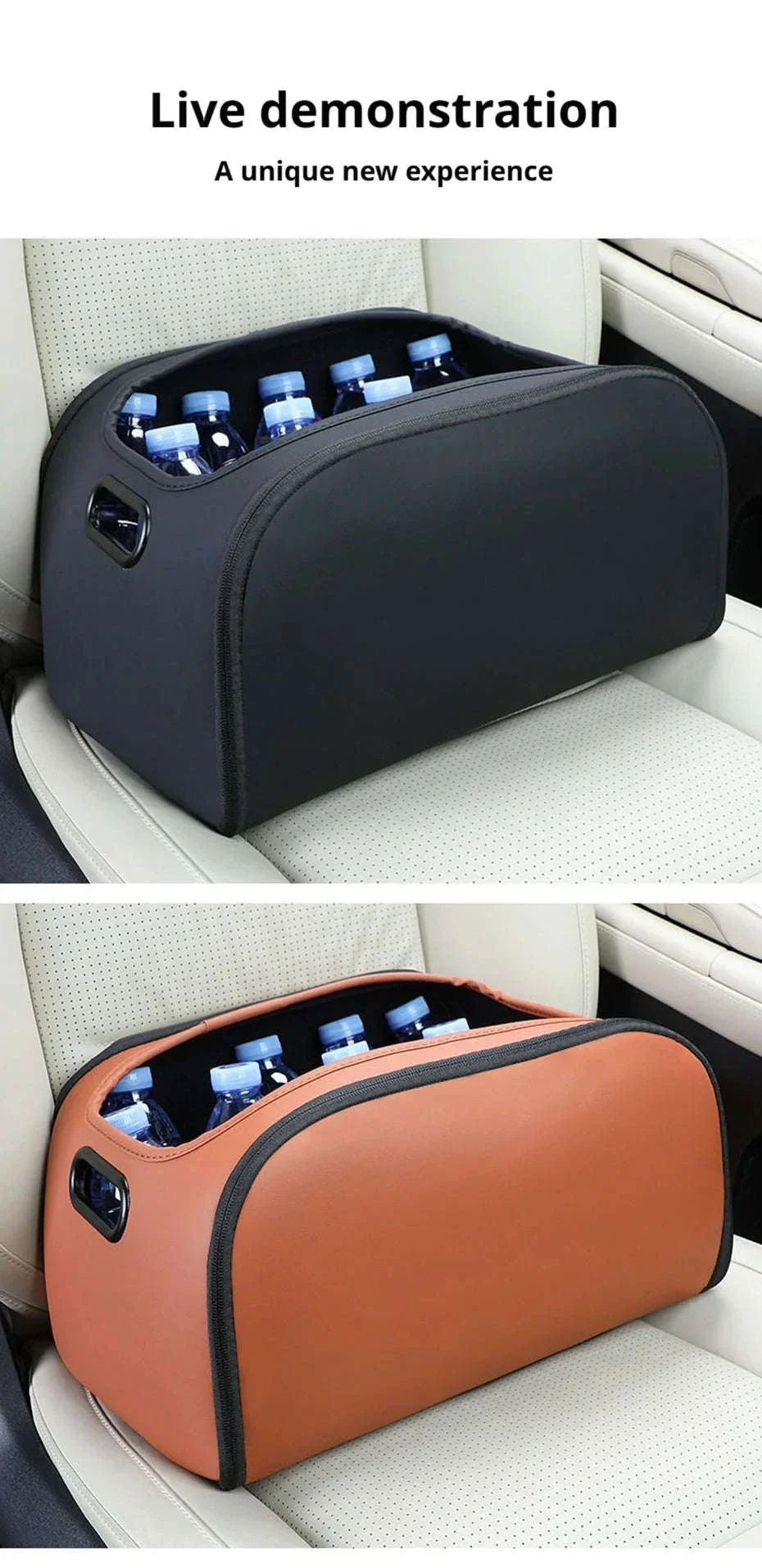 Large Capacity Car Seat Organizer with Side Opening and Mesh Pockets - Image 16