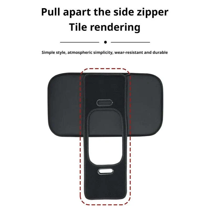 Large Capacity Car Seat Organizer with Side Opening and Mesh Pockets - Image 3
