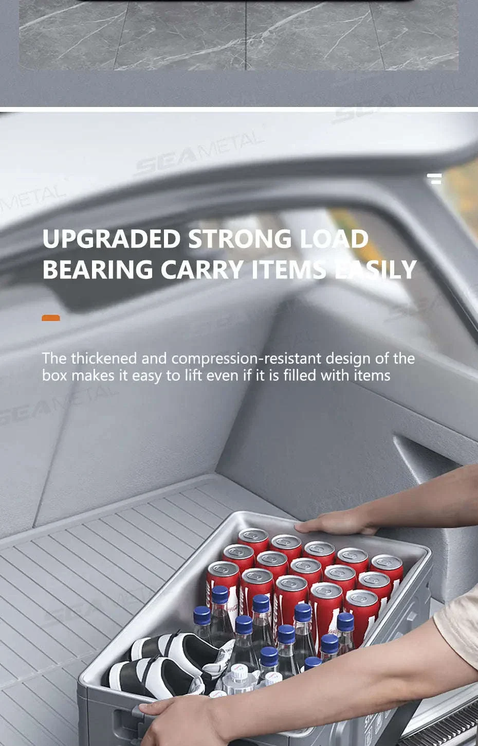 Large-Capacity Foldable Trunk Storage Box 61L - Image 13