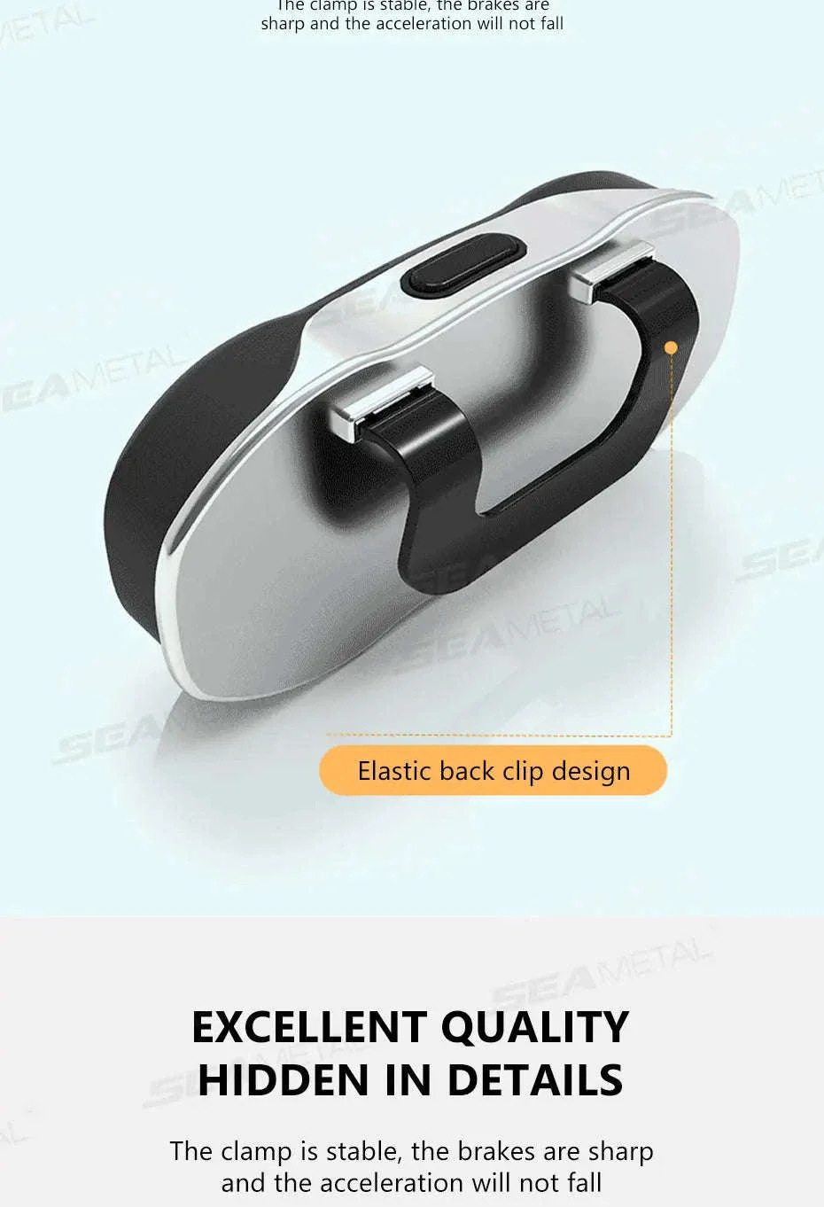 Large Car Glasses Holder Clip on Sun Visor Anti Scratch Flocking Layer - Image 17
