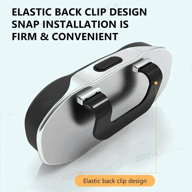 Large Car Glasses Holder Clip on Sun Visor Anti Scratch Flocking Layer - Image 4