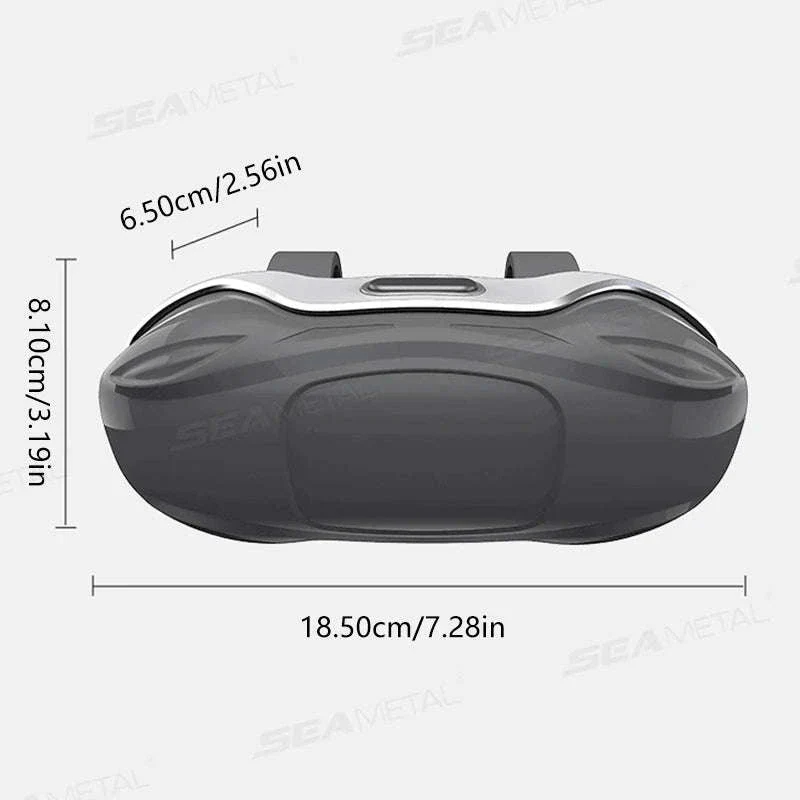 Large Car Glasses Holder Clip on Sun Visor Anti Scratch Flocking Layer - Image 6